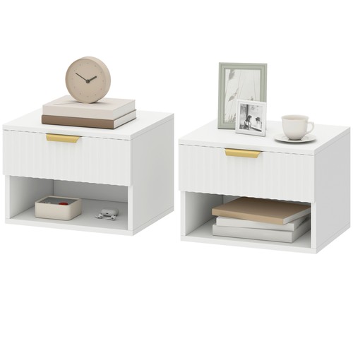 Homcom set comodini - set,
