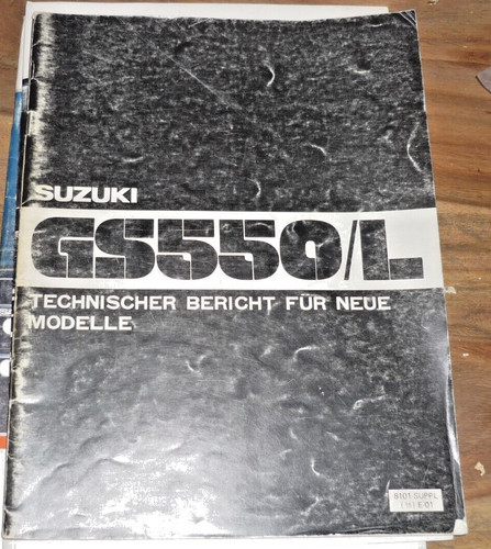 Suzuki gs550 relazione - gs550/l,