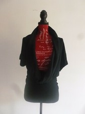 Cashmere&Wool blend sweater Maglione Gilet misto cachemire&lana tg.M Nero Nuovo