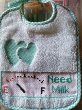 Bavaglino in spugna di cotone