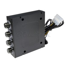 Regolatore Velocità Ventola 4 Canali 3.5" PC HDD CPU Led Raffreddamento Pannello Frontale