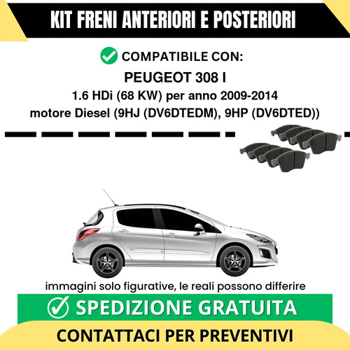 Pastiglie freno ant - freno, +