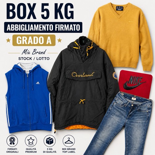 Box 5kg abbigliamento firmato - box,