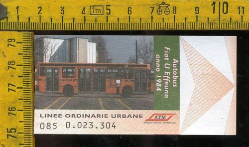 Biglietto atm tram - biglietto, milano