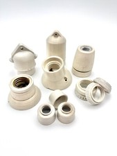 Piccolo lotto accessori illuminazione in ceramica vintage - affare! ?