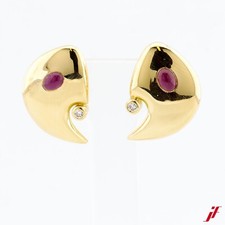 Orecchini a Bottone 18K/750