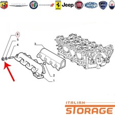 ALFA 155 TURBO LANCIA DELTA EVO KIT 3 DADO COLLETTORE SCARICO 82369250