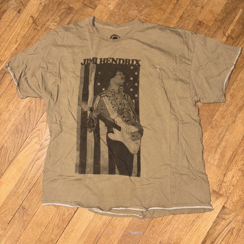 Maglietta jimi hendrix marrone - jimi,