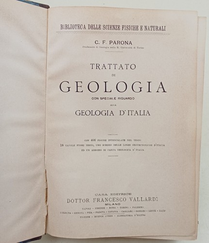 Trattato geologia con - trattato, di