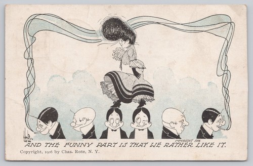 1906 cartolina cartone animato - 1906,