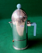 CAFFETTIERA ALESSI LA CUPOLA 3 TRE TZ ALLUMINIO DESIGN ALDO ROSSI VINTAGE. CJ50