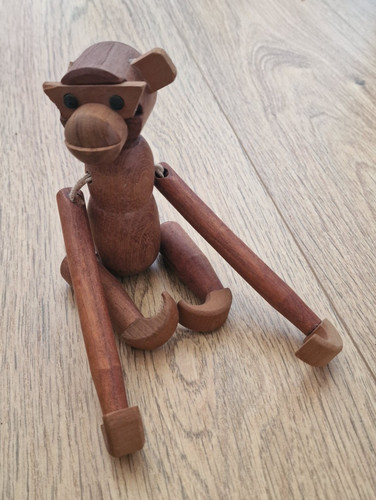 Scimmia legno vintage - scimmia, in