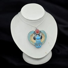 Raro antico egizio antichità unico amuleto scarabeo faraonico egizio a.C.