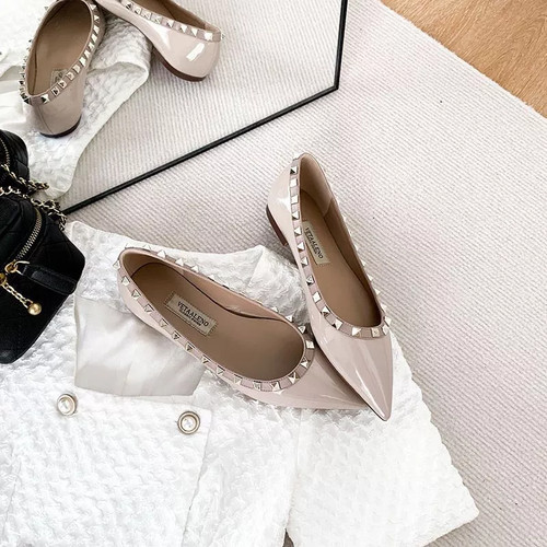 Ballerine grigio vernice - ballerine,