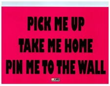 Cartolina d'epoca GoCard Pick Me Up Take Me Home pubblicità NYC bar club anni 90