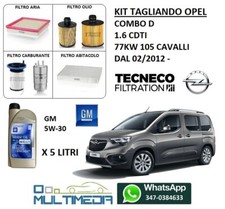 TAGLIANDO FILTRI E 5LT OLIO