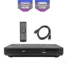 KCR Lettori DVD per TV,DVD/CD/MP3/MPEG4 con presa USB, uscita HDMI e AV (f8v)