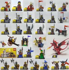 LEGO ® CASTLE MINIFIGURES ORIGINALI E ACCESSORI VINTAGE E FANTASY ERA KNIGHTS