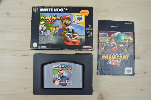 N64 mario kart - n64,