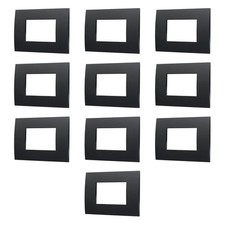 10 Placche 3 moduli/posti