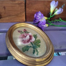 Ar127) Quadretto Ovale Cornice