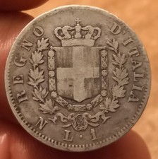 Moneta lira 1862 napoli - 1,