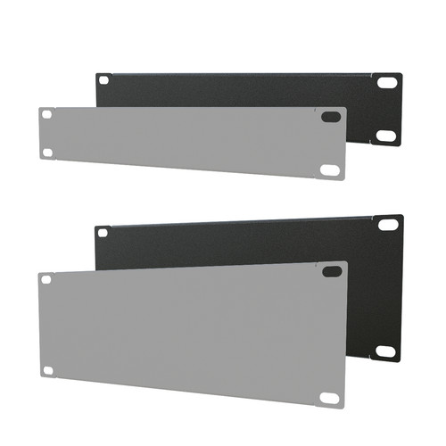Pannello cieco rack 1 2u - pannello, 10"