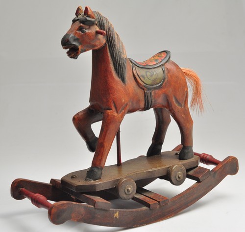 Cavallo dondolo vintage in - cavallo,