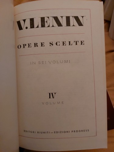 Lenin opere scelte vol 4 - scelte,