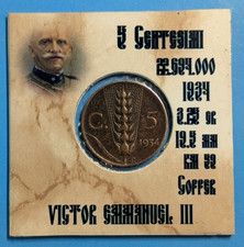 1934 Italia 5 Centesimi -