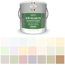 Pittura al quarzo fino per esterno interno acrilsilossanica Tixe Acri-Silsantix