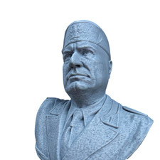 Statua scultura busto Benito