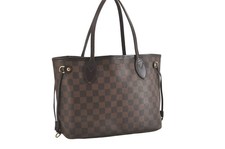Autentica borsa a tracolla Louis Vuitton Damier Neverfull PM N51109 LV 2366N