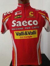 maglia CYCLING ciclismo vintage team SAECO CANNONDALE VALLI tg L