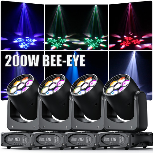 Pezzi 200w led - 4, beam