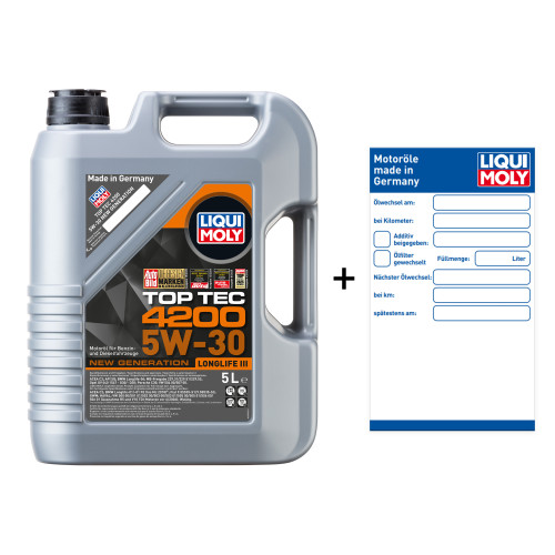 Olio motore liqui moly - olio, tec