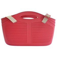 TRASPORTINO-BORSA 40X15X24 PLASTICA CORALLO