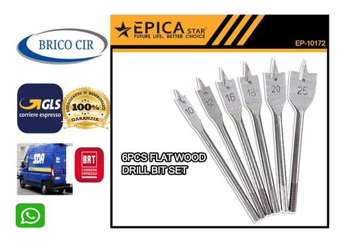 Set punte piatte - set, 6