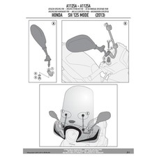 Kit attacchi parabrezza per