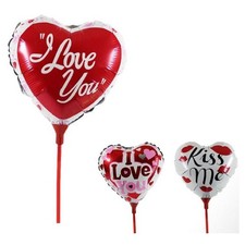 Set 6pz Cuore Palloncino