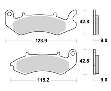 Front Brake Pads for Keeway