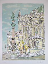 ORFEO TAMBURI PARIGI DI G. ROSSINI 5 LITOGRAFIE A COLORI GILBERTO CALCAGNINI C8