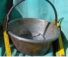 PENTOLA ANTICA RISOTTIERA IN RAME STAGNATO