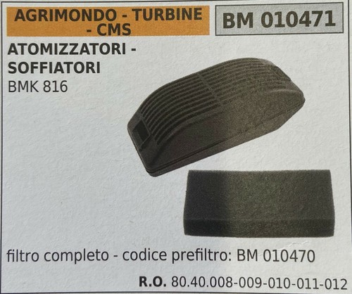 Filtro aria brumar agrimondo - aria,