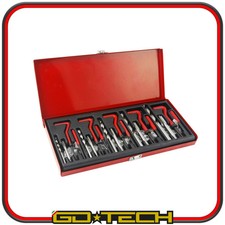 KIT RIPARAZIONE FILETTI ELICOIDI MASCHI RIPRISTINA FILETTATURE M5 M6 M8 M10 M12