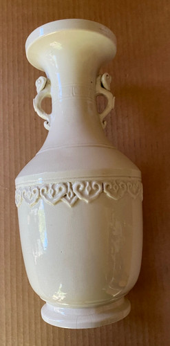 Antico vaso cinese blanc - antico,
