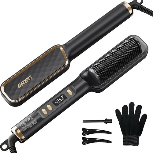 Piastra capelli spazzola - ⭐,