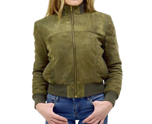 Giacca donna bomber vera - donna, pelle