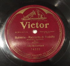 JOHN McCORMACK - BOHEME Che