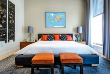 Quadro Planisfero arredamento